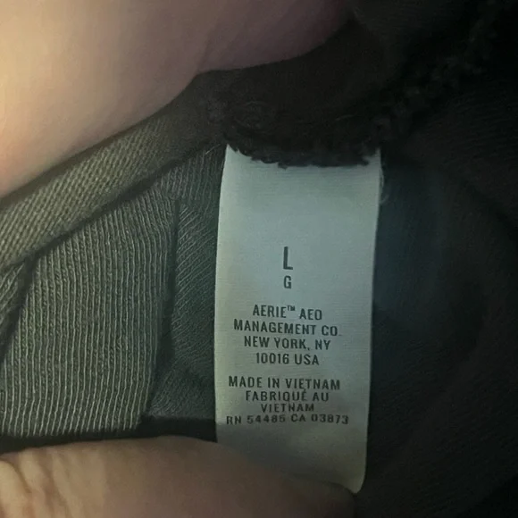 Aerie Distressed Long Sleeve Boyfriend Raglan - Picture 7 of 8